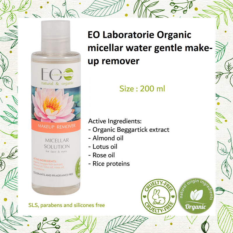 Make-Up Remover & Micellar Cleansing Water for Face & Eyes