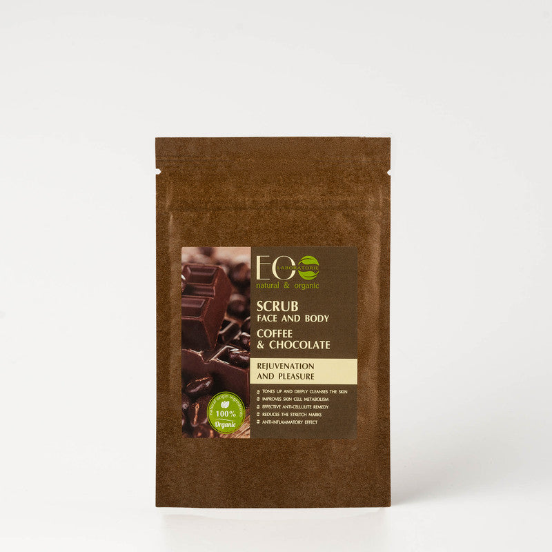 Coffee & Chocolate Scrub for Face & Body Rejuvenation & Pleasure 40g