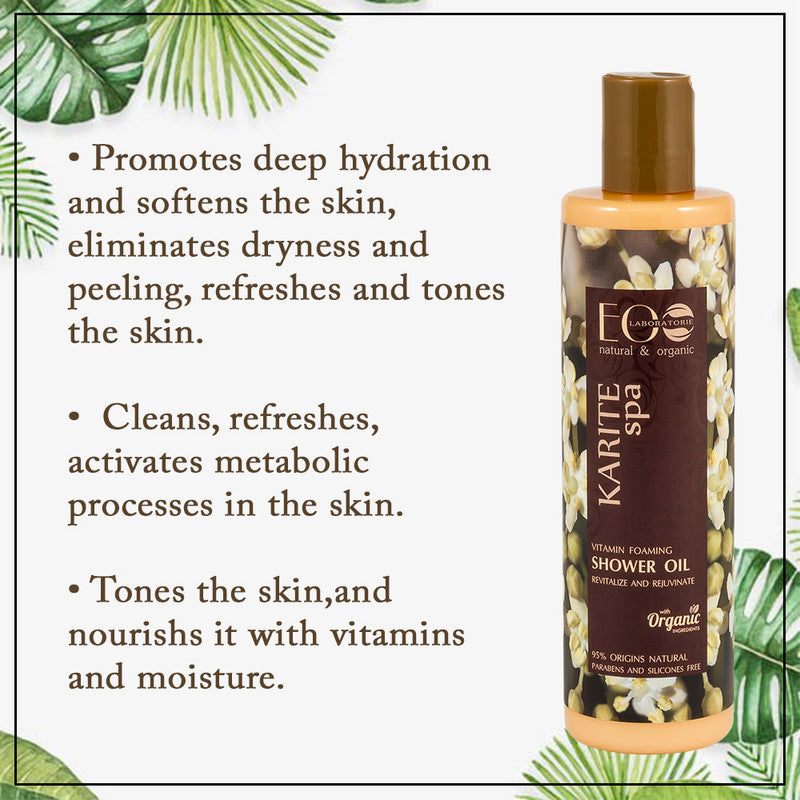 Shea Vitamin Foaming Bath & Shower Oil Revitalize & Rejuvenate of Skin