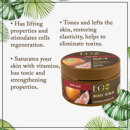 Rediscover Youthful Radiance with our Acai Berry & Pomelo Anti-Age Sugar Body Scrub: Exfoliate and Reveal Glowing Skin