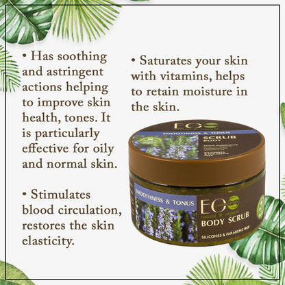 Rosemary Oil Smoothness & Tonus Salt Body Scrub