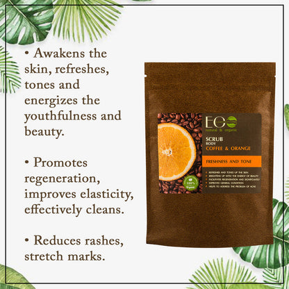 Coffee & Orange Body Scrub Freshness & Tone 200g