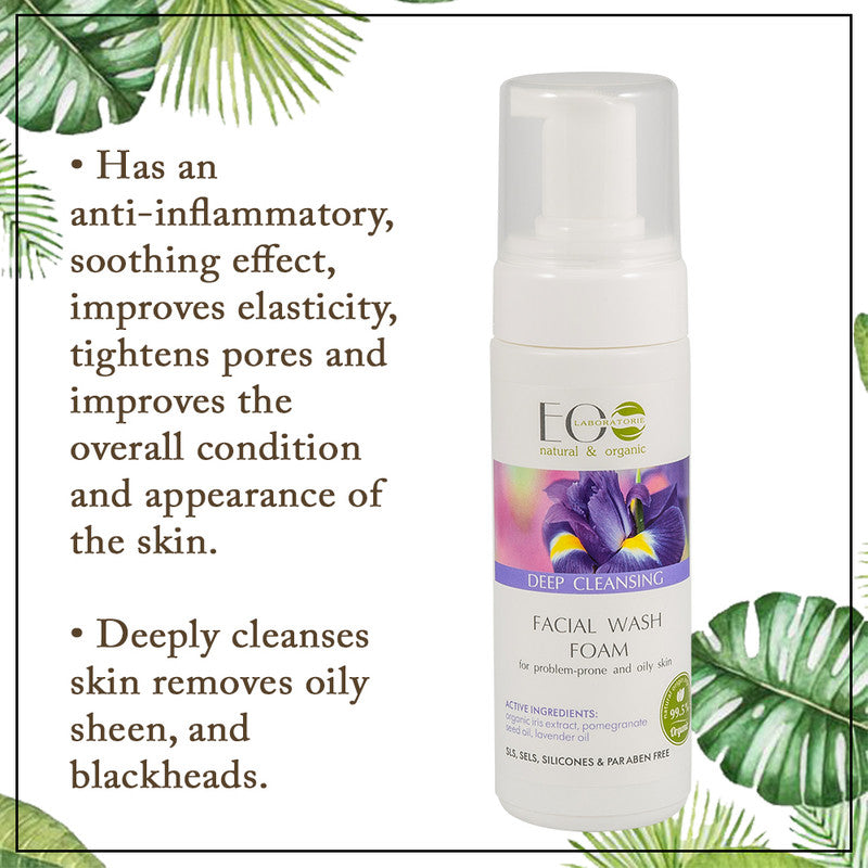 Deep Cleansing Facial Wash Foam for Problem-Prone & Oily Skin