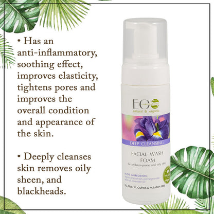 Deep Cleansing Facial Wash Foam for Problem-Prone & Oily Skin